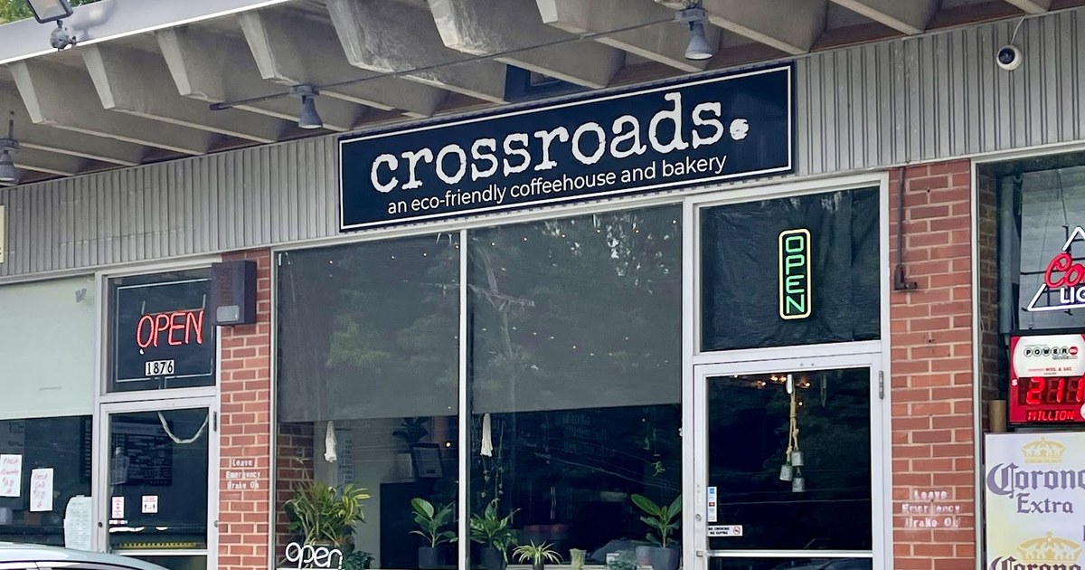 The crossroads. coffeehouse and bakery storefront on Hartford Turnpike in North Haven