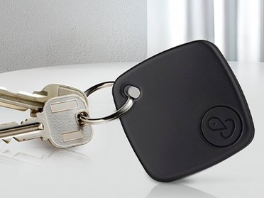 iTagPro tracker tag on a key ring
