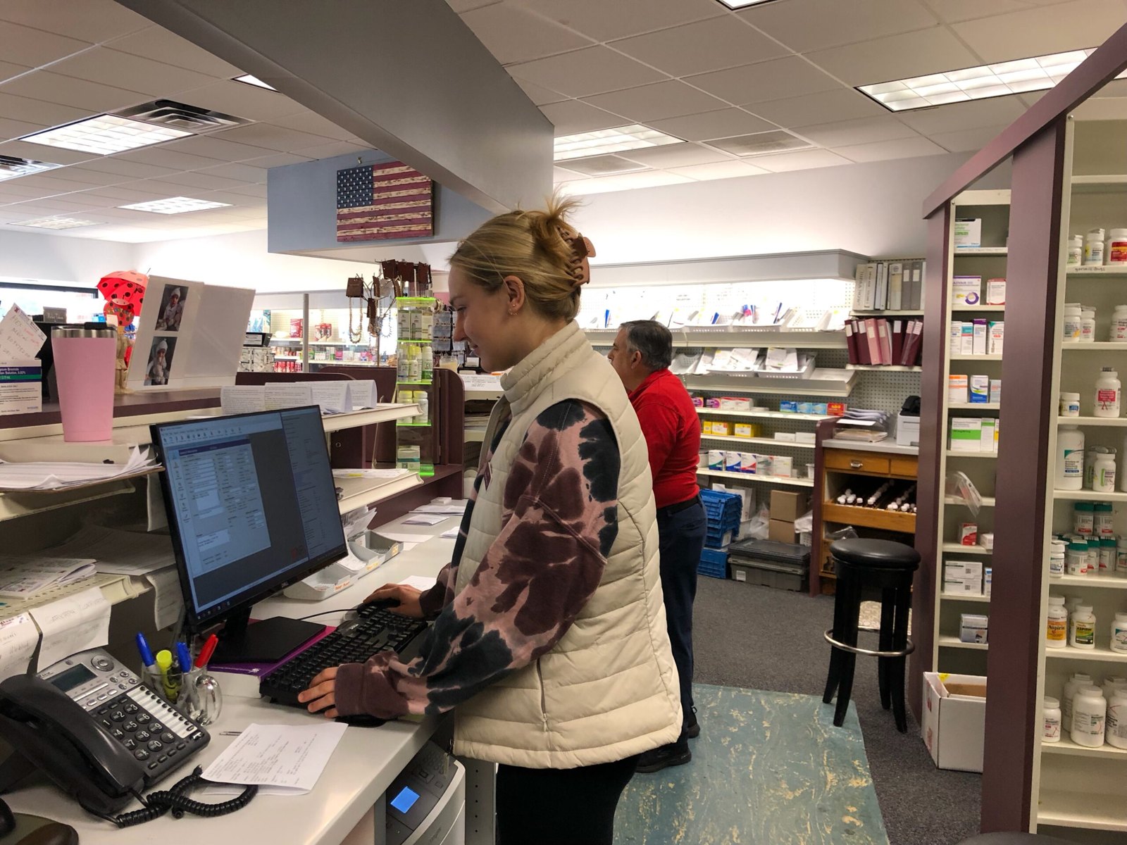 The front register at North Haven Pharmacy